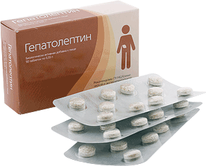 Гепатолептин, таблетки, 50 шт